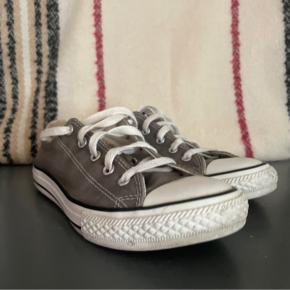 Converse Chuck Taylor All Star OX Charcoal Gray Sneakers 3Y